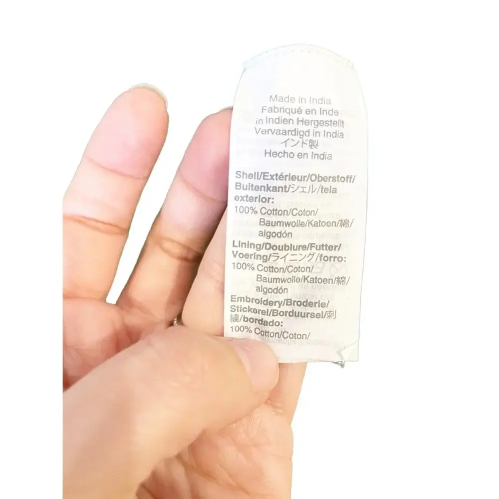 J Crew Mercantile Kelly Green Eyelet Cotton Dress with Tie Size Small - Picture 10 of 12